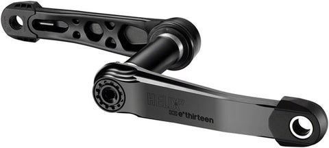 e*thirteen Helix R Crankset - 175mm, 73mm, 30mm Spindle with e*thirteen P3 Connect Interface, Black