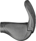 Ergon GP3 Grips - Black/Gray, Gripshift, Lock-On, Small