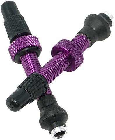 Industry Nine Tubeless Valves - 40mm, Purple, Pair