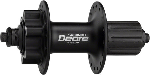 Shimano Deore FH-M525A Rear Hub - QR x 135mm, 6-Bolt, HG10, Black, 32H