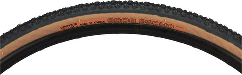 WTB Cross Boss Tire - 700 x 35, TCS Tubeless, Folding, Black/Tan, Light, Fast Rolling