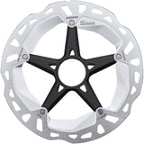 Shimano Deore XT RT-MT800-L Disc Brake Rotor with External Lockring - 203mm, Center Lock, Silver/Black