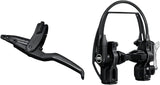 Magura HS11 Linear Pull Brake and Lever - Front or Rear, 4-Finger Lever, Black