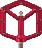 Spank Spike Pedals - Platform, Aluminum, 9/16", Red