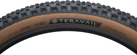 Teravail Honcho Tire - 29 x 2.6, Tubeless, Folding, Tan, Durable, Grip Compound