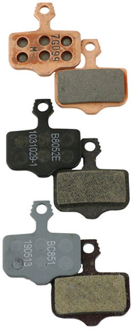 SRAM Disc Brake Pads - Organic Compound, Steel Backed, Powerful, For Level, Elixir, and 2-Piece Road