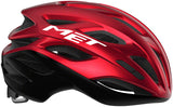 MET Estro MIPS Helmet - Red/Black Metallic, Glossy, Small