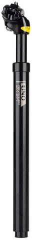 Kalloy Uno Comfort Sus Seatpost, 27.2 x 350mm, Black