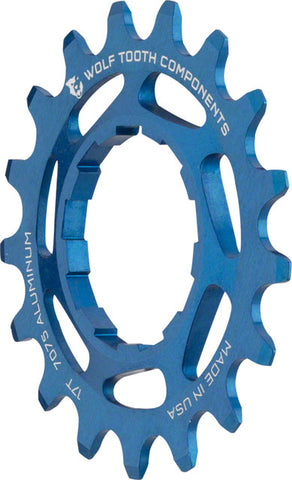 Wolf Tooth Single Speed Aluminum Cog: 17T, Compatible with 3/32