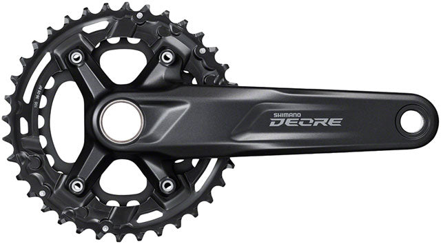 Shimano Deore FC-M4100-B2 Crankset - 175mm, 10-Speed, 36/26t, 96/64 BCD, For 51.8mm Chainline, Black