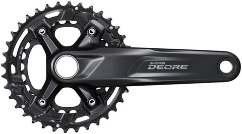 Shimano Deore FC-M4100-B2 Crankset - 175mm, 10-Speed, 36/26t, 96/64 BCD, For 51.8mm Chainline, Black