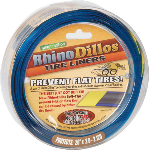 Rhinodillos Tire Liner: 26 x 2.0-2.125, Pair